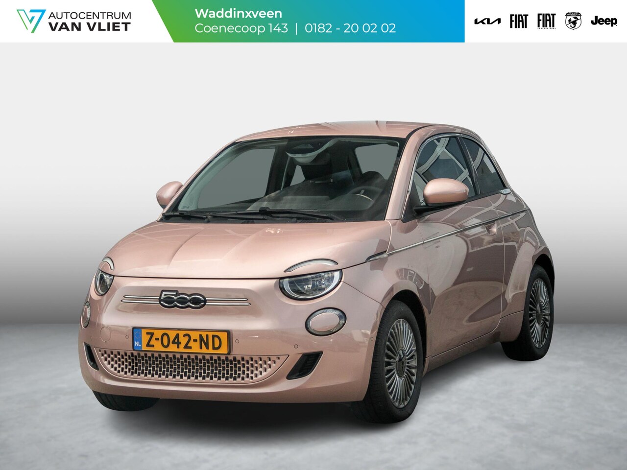 Fiat 500e - 42 kWh | Clima | Cruise | Pack Winter | BSM | 16" | LED | Apple Carplay - AutoWereld.nl