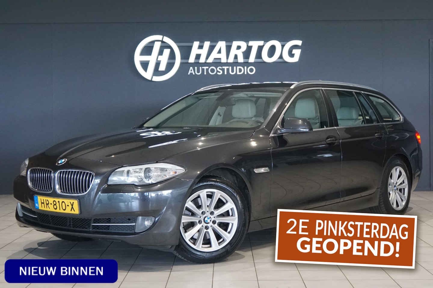 BMW 5-serie Touring - 520d Executive + LEDER / TREKHAAK - AutoWereld.nl