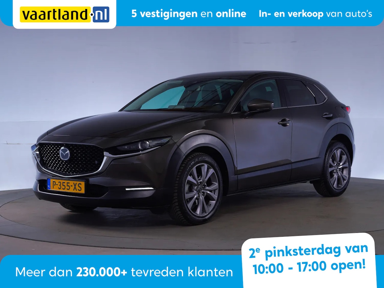 Mazda CX-30 - 2.0 e-Skyactive M-Hybride Comfort Aut. [ Navi 360-camera Leder ] - AutoWereld.nl