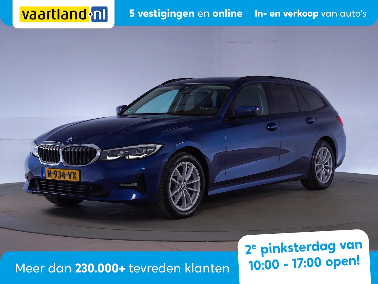 BMW 3-serie Touring - 318i Sportline Aut. [ Live-cockpit Navi.Prof Stoelverwarming ] - AutoWereld.nl