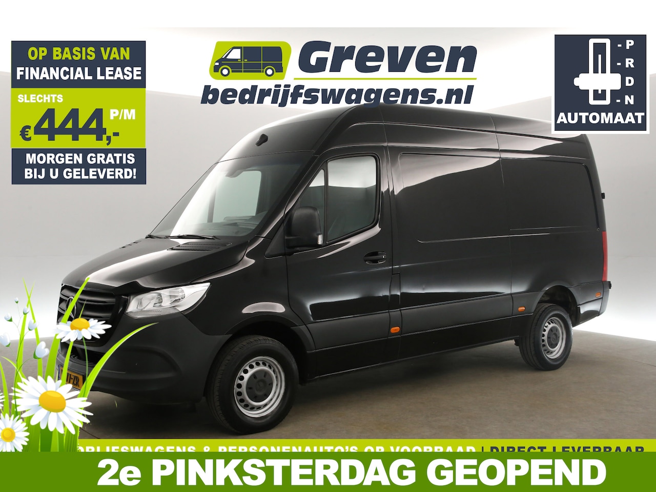 Mercedes-Benz Sprinter - 314 2.2 CDI L2H2 143PK Automaat 2800KG Trekgew. Trekhaak Airco Camera Carplay Cruise Leder - AutoWereld.nl