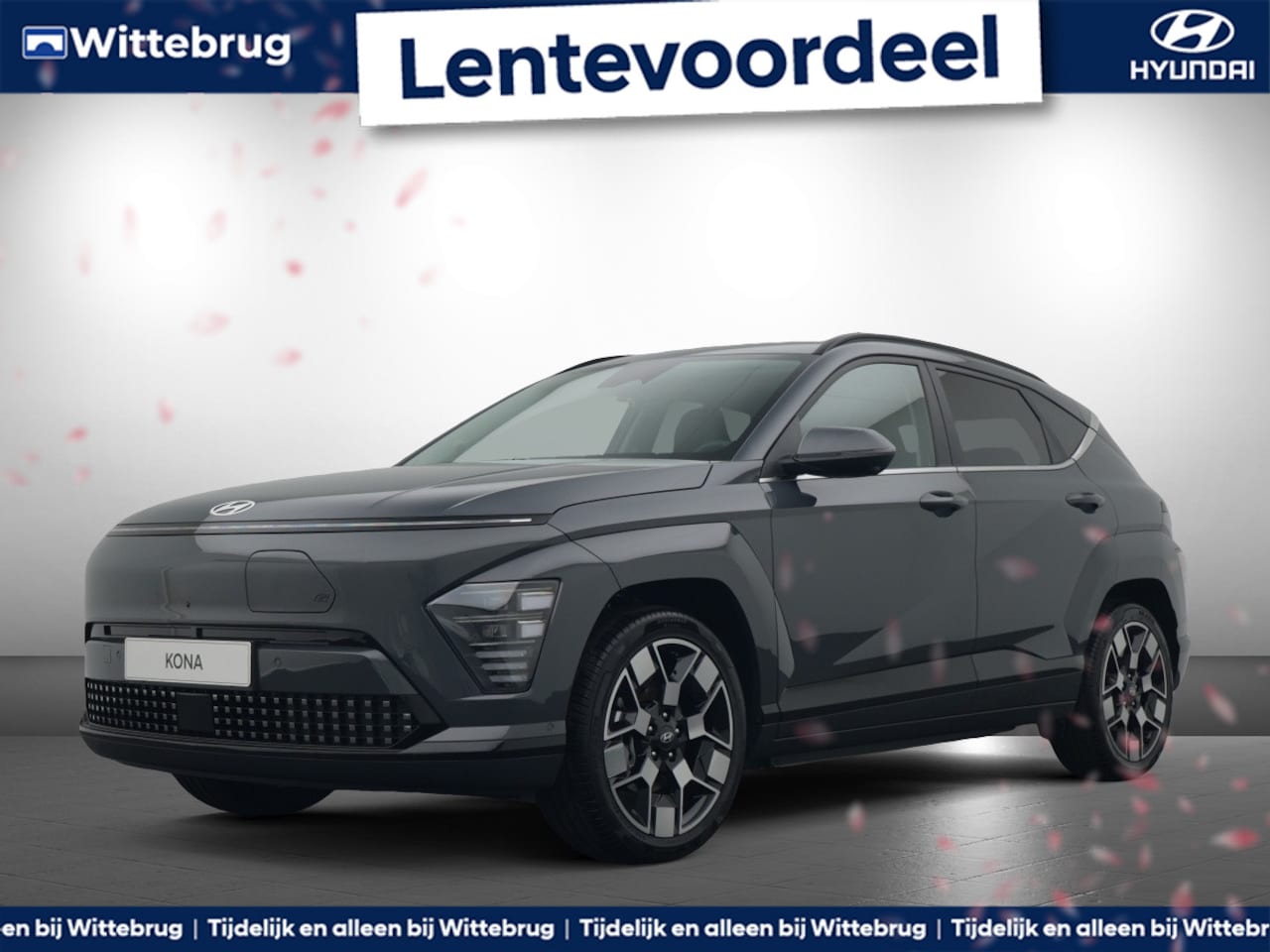 Hyundai Kona Electric - Premium 65.4 kWh Volledig Elektrisch met Navigatie, Lederen bekleding en Stoelverwarming U - AutoWereld.nl