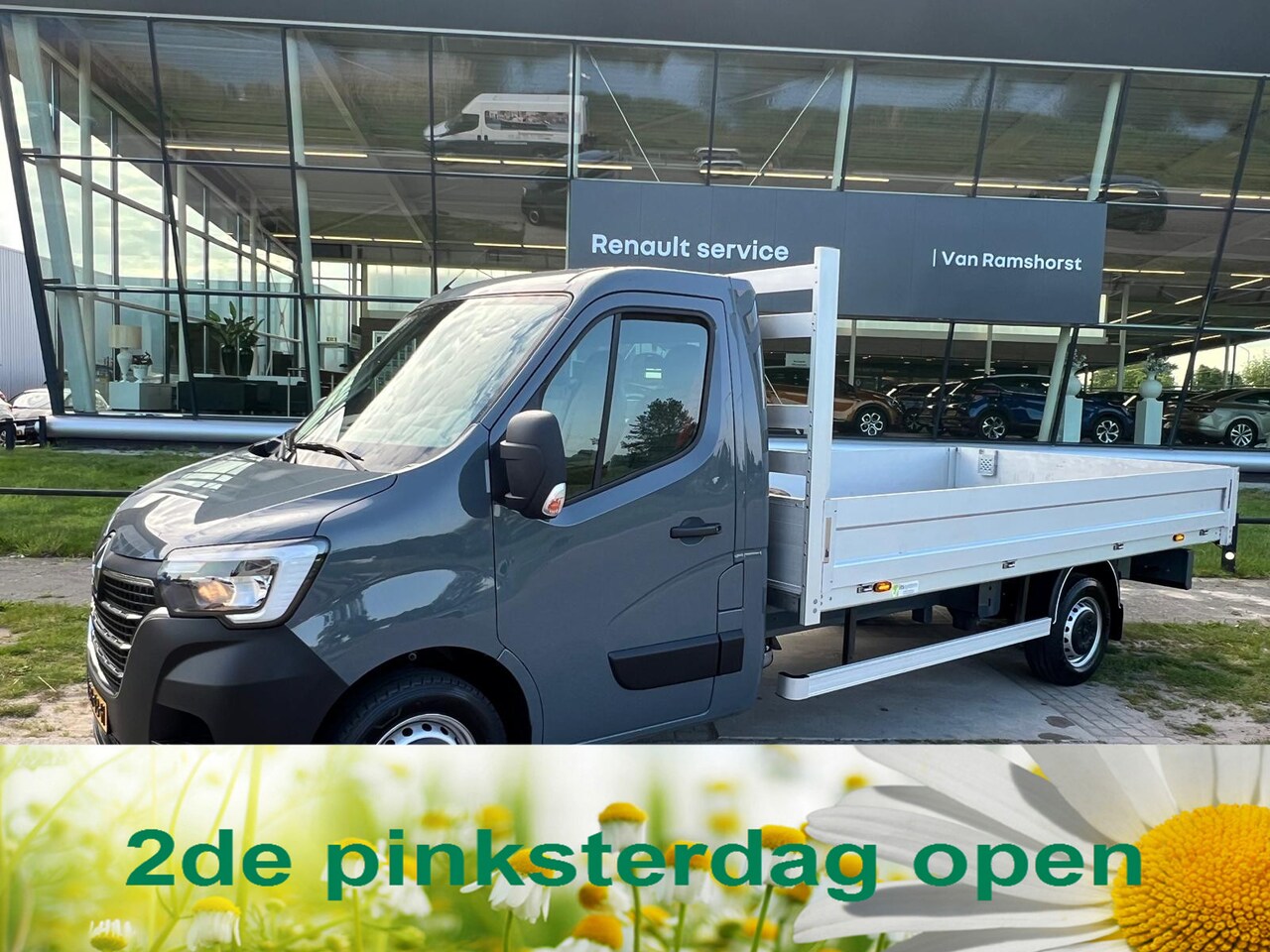 Renault Master - Pick-up T35 2.3 dCi 165 L3 Comfort EUVIE / Prijs EX.BTW / Open laadbak / Trekhaak / Leder - AutoWereld.nl