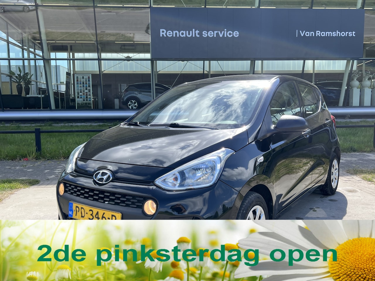 Hyundai i10 - 1.0i i-Motion / Elek. Ramen V / Airco / Radio / NAP / 2e Pinksterdag Open 09.00 - 17.00 uu - AutoWereld.nl