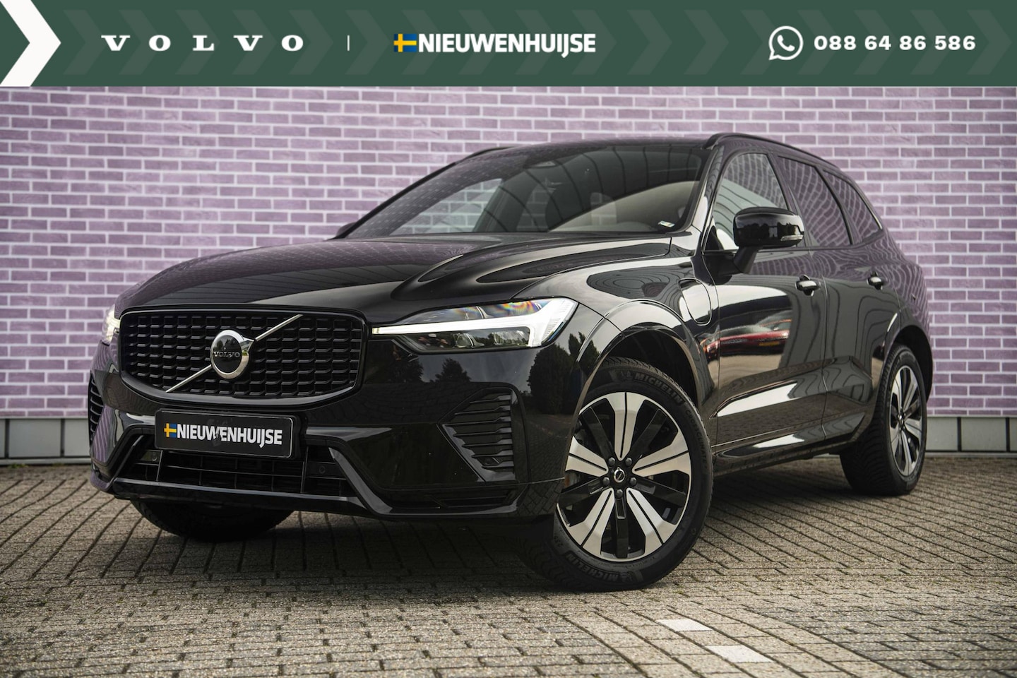 Volvo XC60 - 2.0 T6 Plug-in hybrid AWD Plus Black Edition | Stoel+Stuur-wielverw | harman/kardon | Stan - AutoWereld.nl