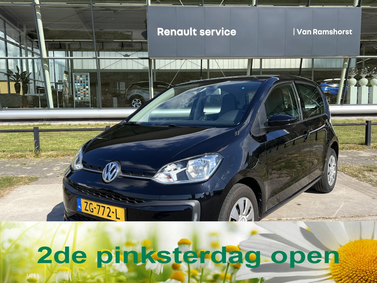 Volkswagen Up! - 1.0 BMT move up! / Elek. Spiegels / Airco / DAB / Centr. Deurvergrendeling / NAP / 2e Pink - AutoWereld.nl