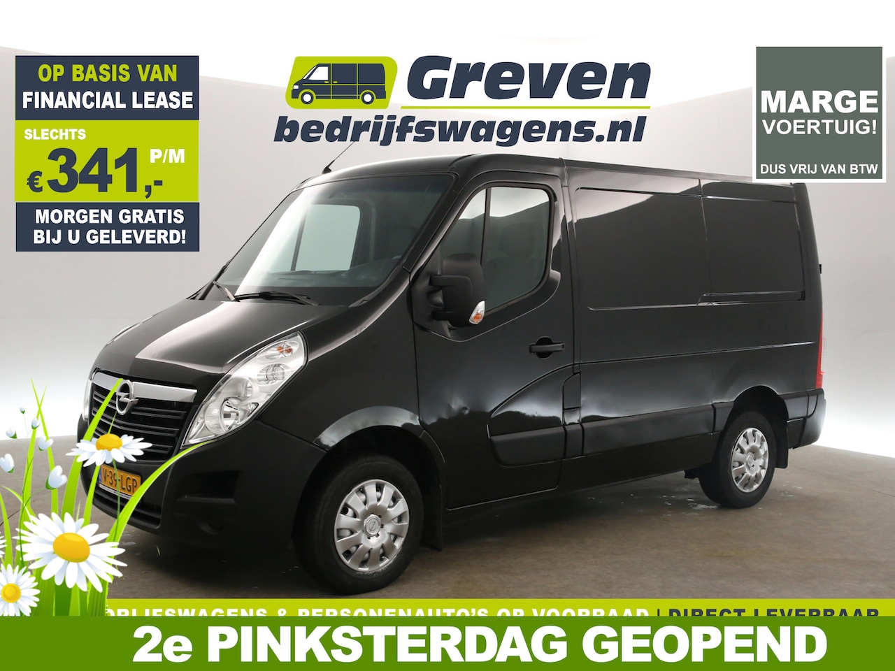 Opel Movano - 2.3 CDTI L1H1 Marge Airco Cruise Camera Navi 3 Persoons Elektrpakket Trekhaak - AutoWereld.nl
