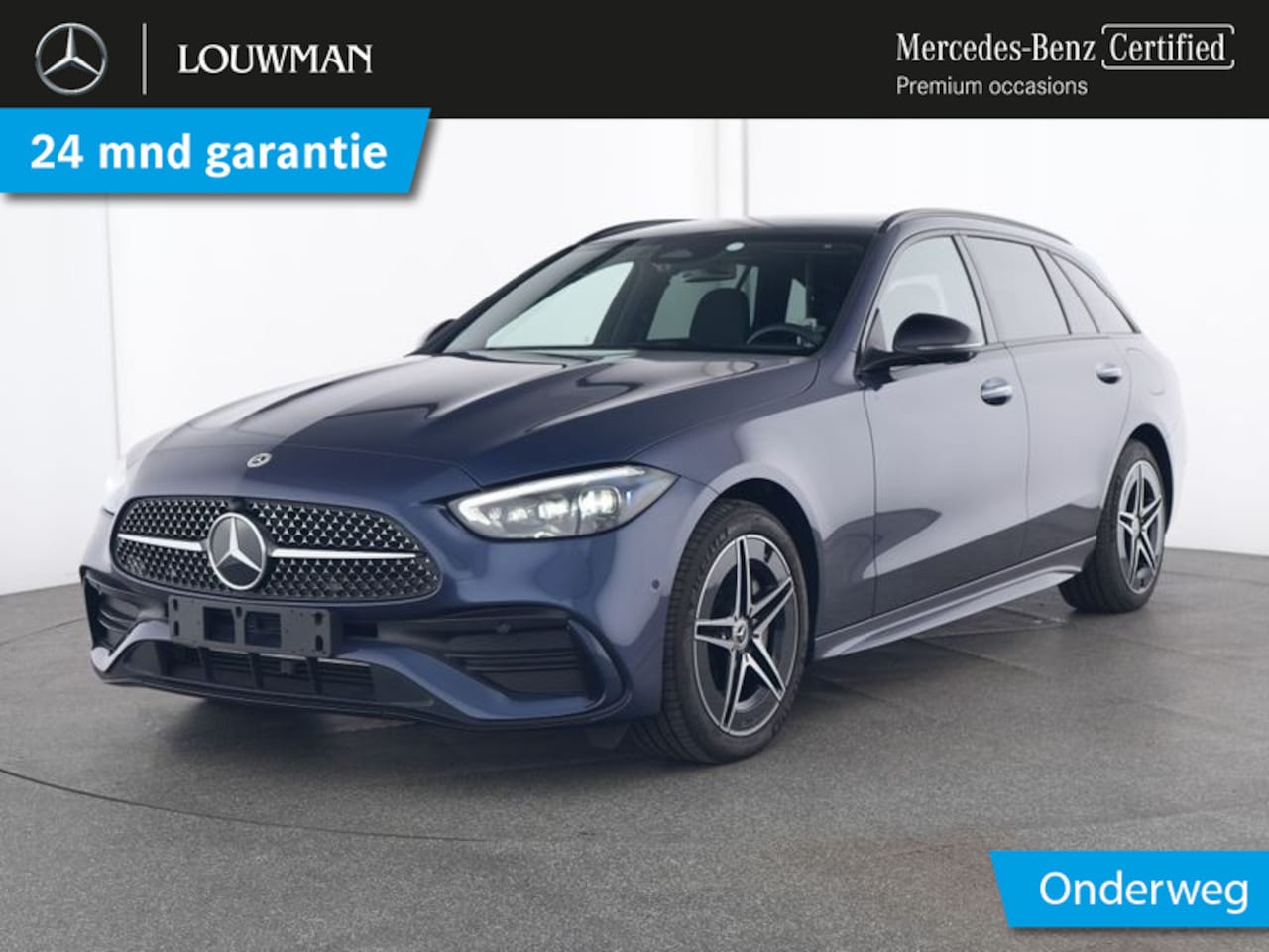 Mercedes-Benz C-klasse Estate - 300 e AMG Plug-In Hybride AMG Line | Night Pakket | Trekhaak | Panorama Schuif-Kanteldak | - AutoWereld.nl