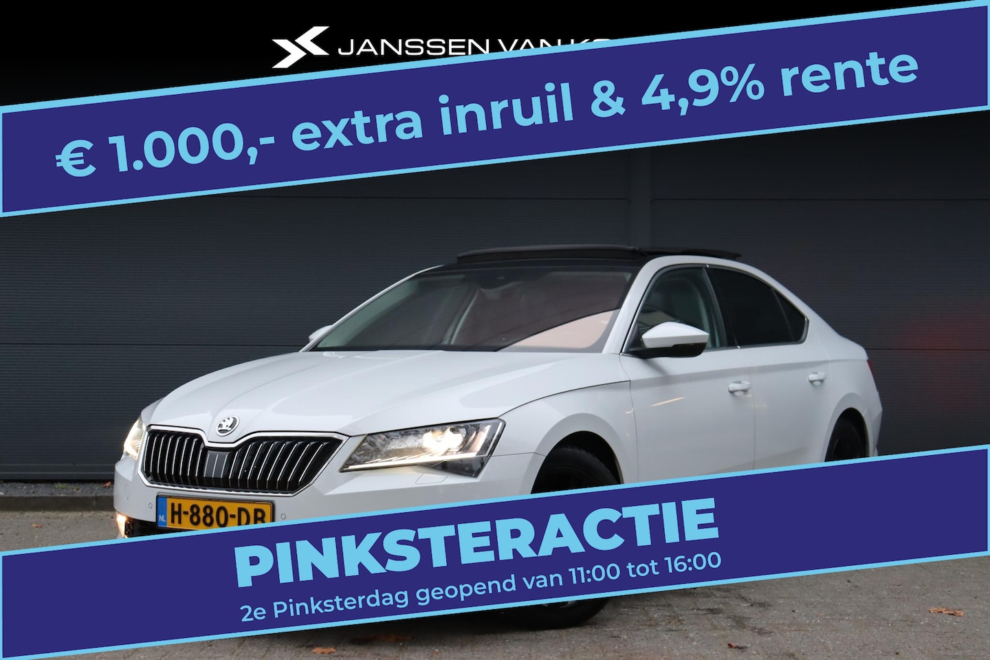 Skoda Superb - 1.5 TSI ACT Style Business Automaat  * Schuifdak * Leder * Stoelverwarming - AutoWereld.nl