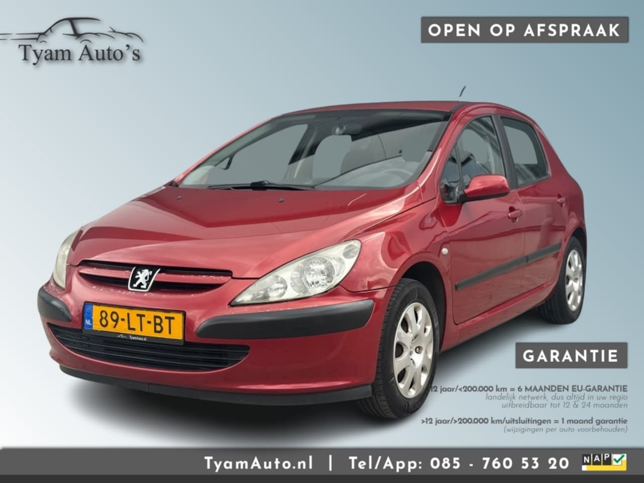 Peugeot 307 - 1.6-16V XS 5-DEURS AIRCONDITIONG CRUISE NAP-KM - AutoWereld.nl