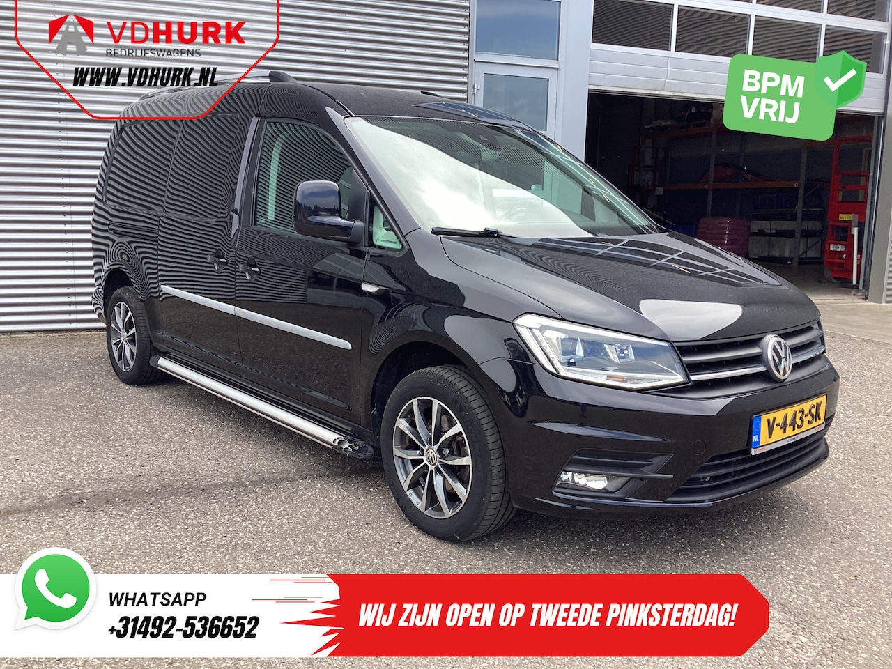 Volkswagen Caddy Maxi - 2.0 TDI 100 pk DSG Aut. L2 Maxi EXPORT ONLY Xenon/ Adapt. Cruise/ 2xSchuifdeur/ Carplay/ P - AutoWereld.nl