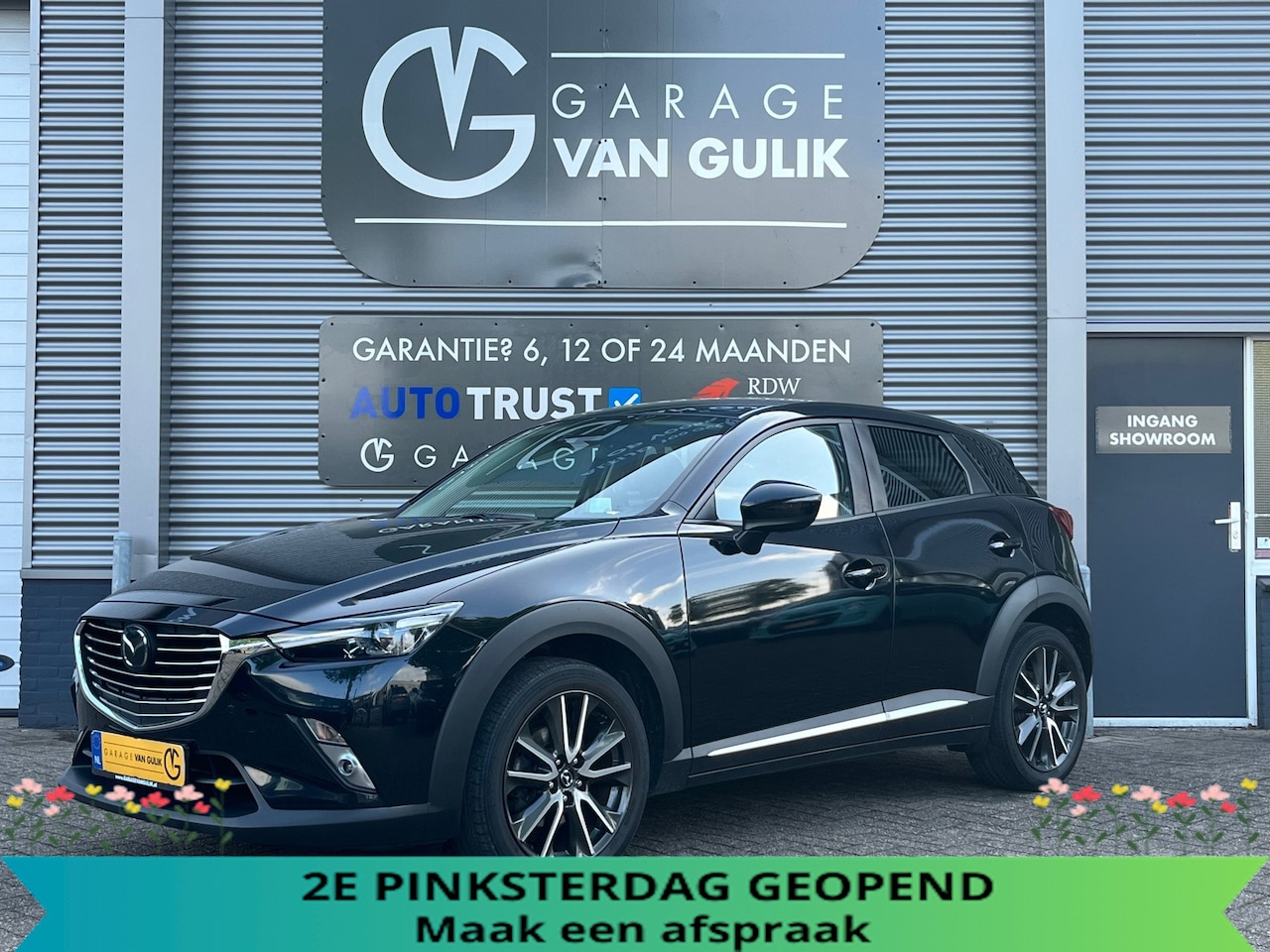 Mazda CX-3 - 2.0 SkyActiv-G 120PK GT-M Automaat Navi,Clima,Cruise,Stoelverw.,Isofix,Usb/Aux,Pdc,Camera, - AutoWereld.nl