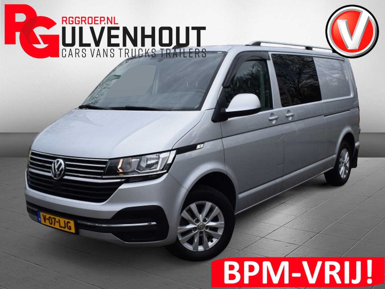 Volkswagen Transporter - 2.0 TDI L2H1 DC DUBBEL CABINE AUTOMAAT | PRIJS = EXCL. BTW! | - AutoWereld.nl
