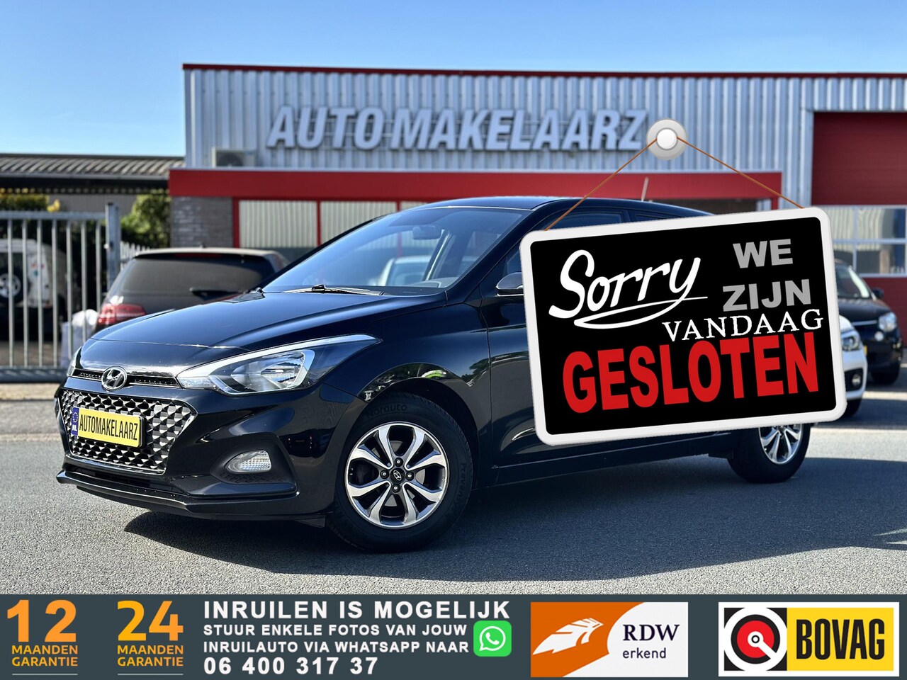 Hyundai i20 - 1.2 Active CAM|CARPLAY|100% DEALER ONDERHOUD - AutoWereld.nl