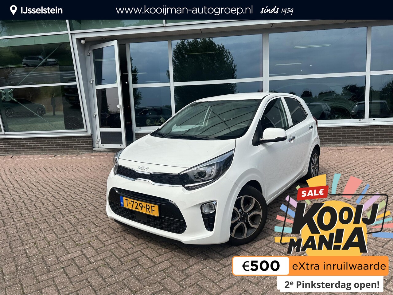 Kia Picanto - 1.0 DPi DynamicPlusLine | Nieuw geleverd | Navigatie | Keyless | Spraakbediening | Start/S - AutoWereld.nl