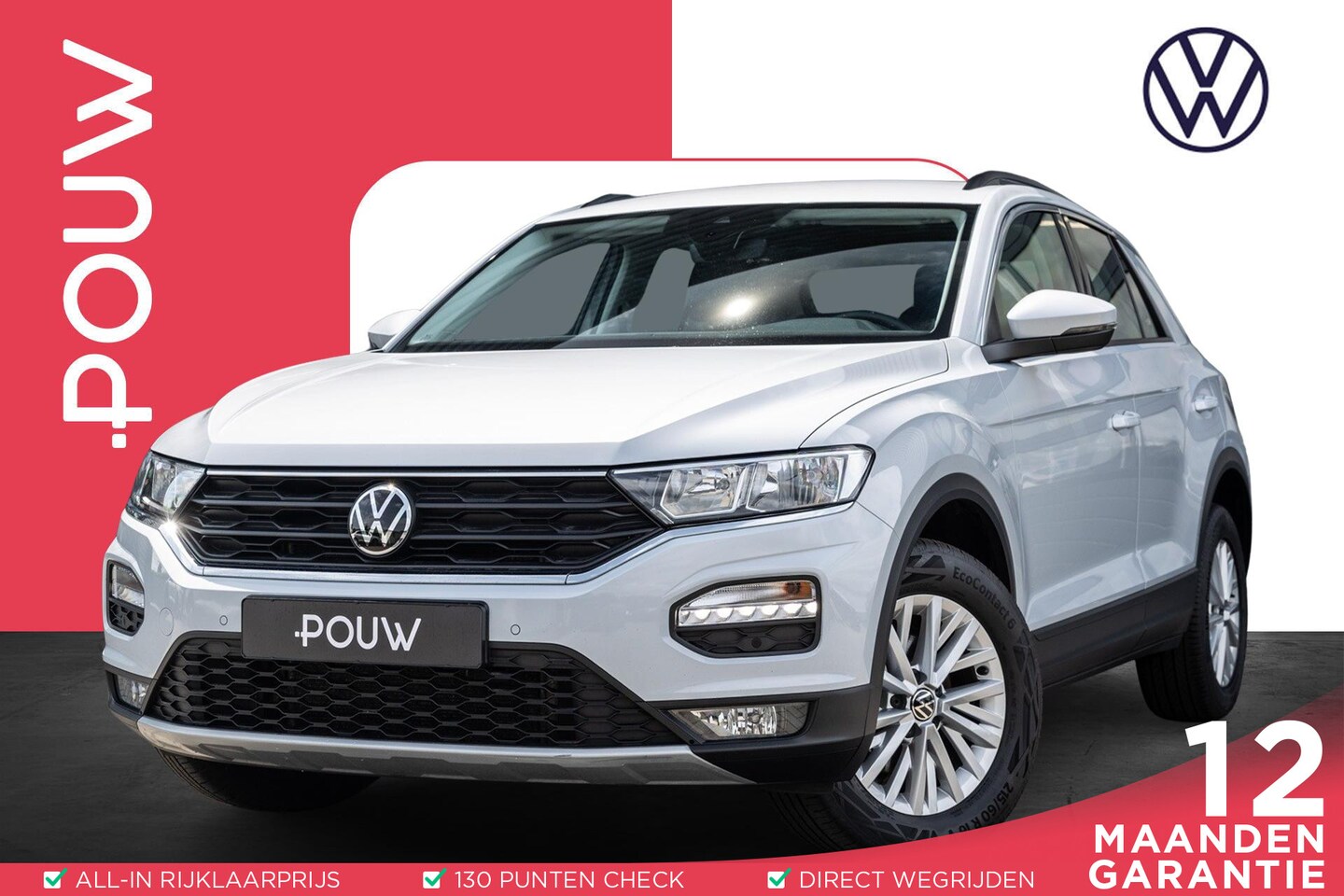 Volkswagen T-Roc - 1.0 TSI 110pk Style | Navigatie | Airconditioning | Trekhaak - AutoWereld.nl