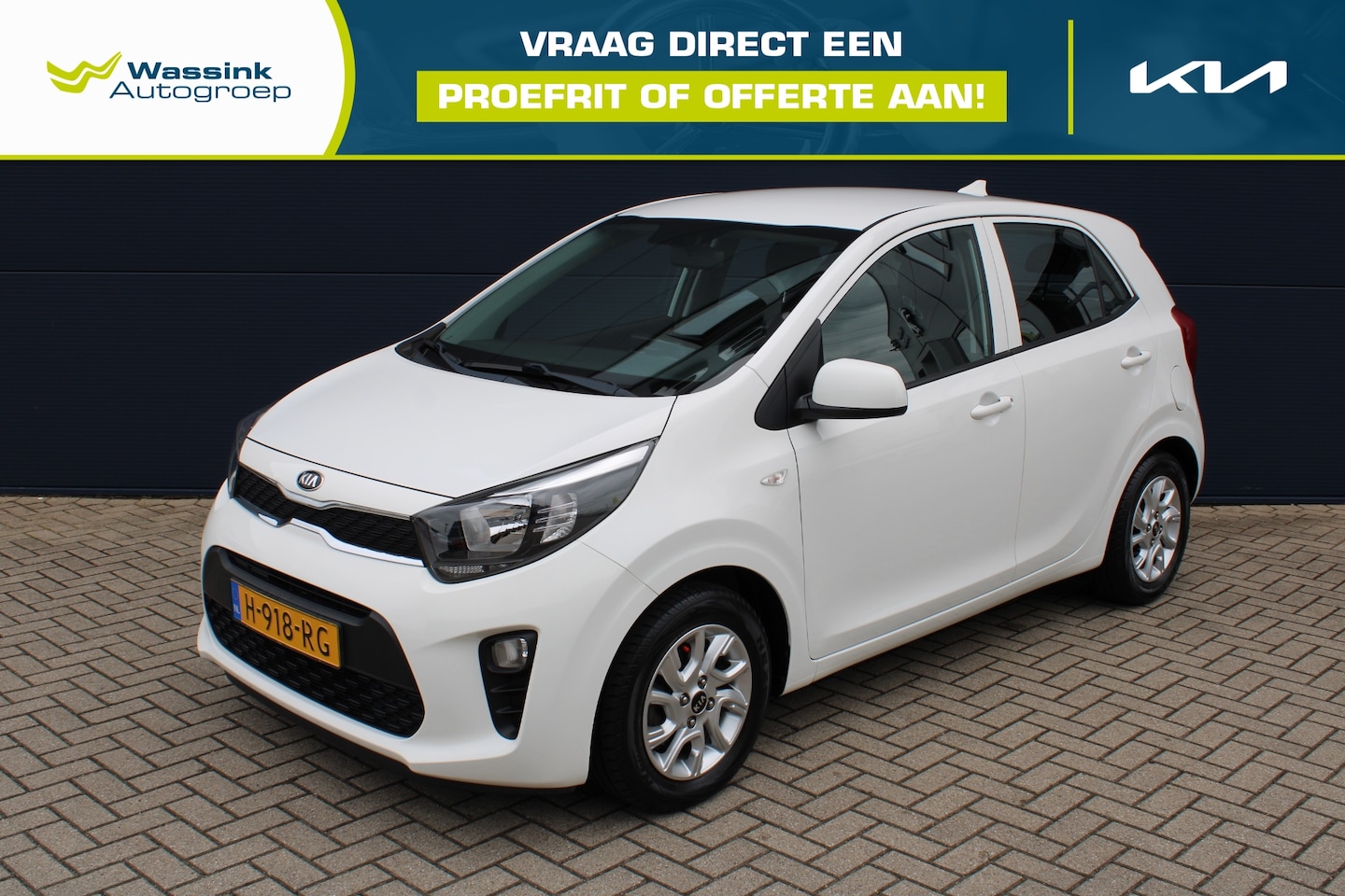 Kia Picanto - 1.0 MPi 67pk DynamicLine I Navigatie I Cruise Control | Parkeercamera | Airco | - AutoWereld.nl