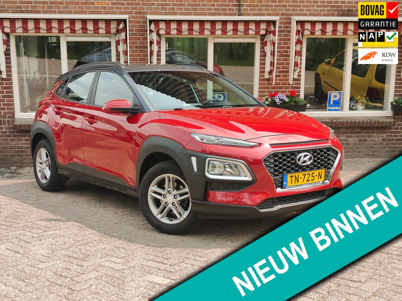 Hyundai Kona - 1.0T Essence RIJKLAAR Cruise Clima Navi Camera - RIJKLAAR - - AutoWereld.nl