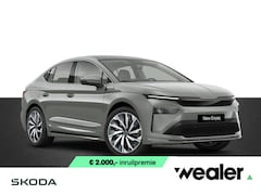 Skoda Enyaq Coupé iV - Selection Elektromotor 286 PK | Steel Grey | 21" Lichtmetalen Velgen | Trekhaak | Adaptiev