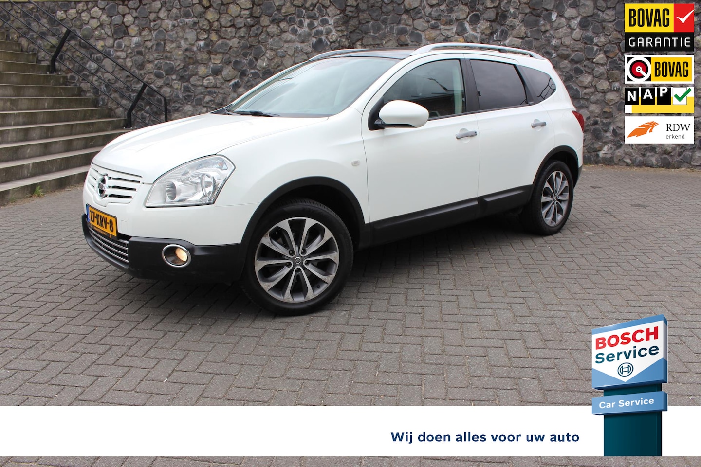 Nissan Qashqai+2 - 2.0 Connect Edition trekhaak, 7pers,1e eigenaar, Camera, Navi, Pano dak, climate +cruise, - AutoWereld.nl