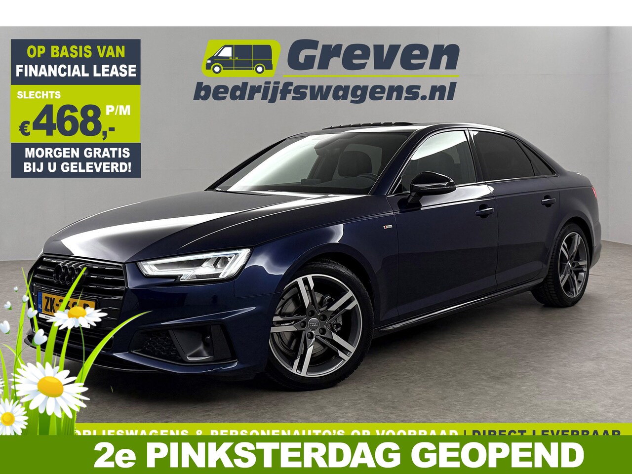 Audi A4 Limousine - 35 TFSI 150PK S-line Pano LED Sfeer Clima Cruise Navigatie PDC 18''LMV - AutoWereld.nl