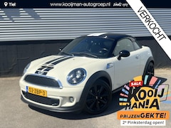 MINI Cooper S - 1.6 COUPE Navigatie, Climate Control, stoelverwarming, Herman & Kardon, Lederen bekleding