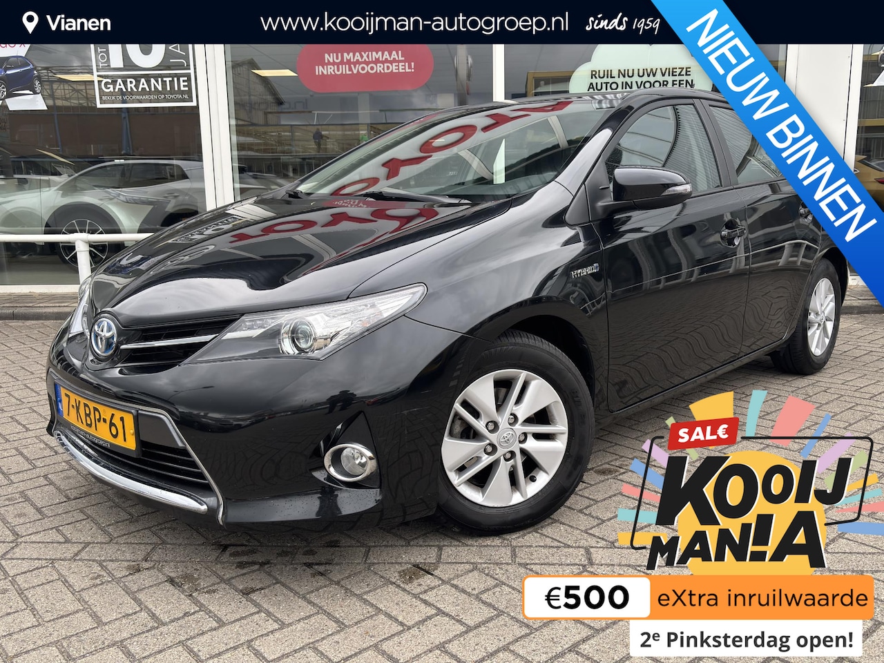 Toyota Auris - 1.8 Hybrid Aspiration NAVIGATIE, TREKHAAK, ZEER NETTE AUTO!!! - AutoWereld.nl