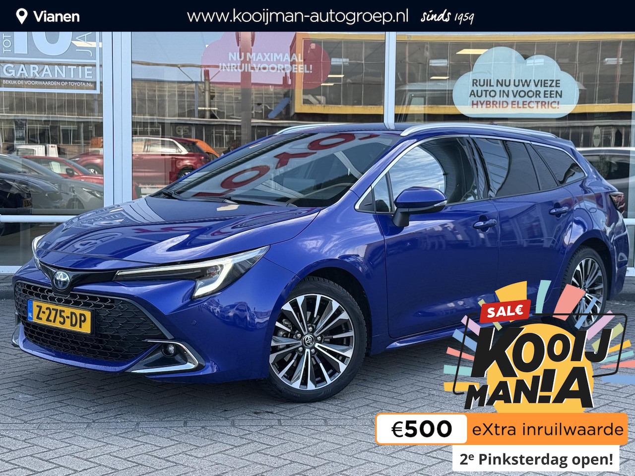 Toyota Corolla Touring Sports - 1.8 Hybrid First Edition STOEL EN STUURVERWARMING, SLECHTS 44.000KM, VOORRUITVERWAMRING! - AutoWereld.nl