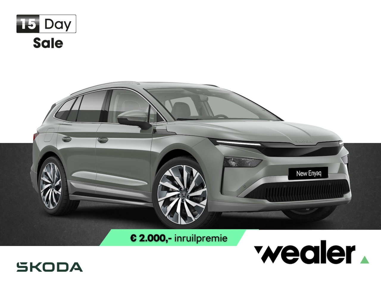 Skoda Enyaq iV - 85 Selection 286 PK | Trekhaak | Panorama dak | Steel Grey | 21" Lichtmetalen velgen | - AutoWereld.nl