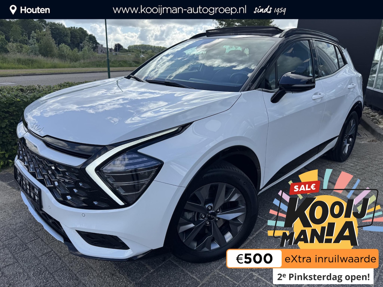 Kia Sportage - 1.6 T-GDi Hybrid GT-Line | Glazen panoramisch dak | Suede/leder sportief interieur | Stoel - AutoWereld.nl