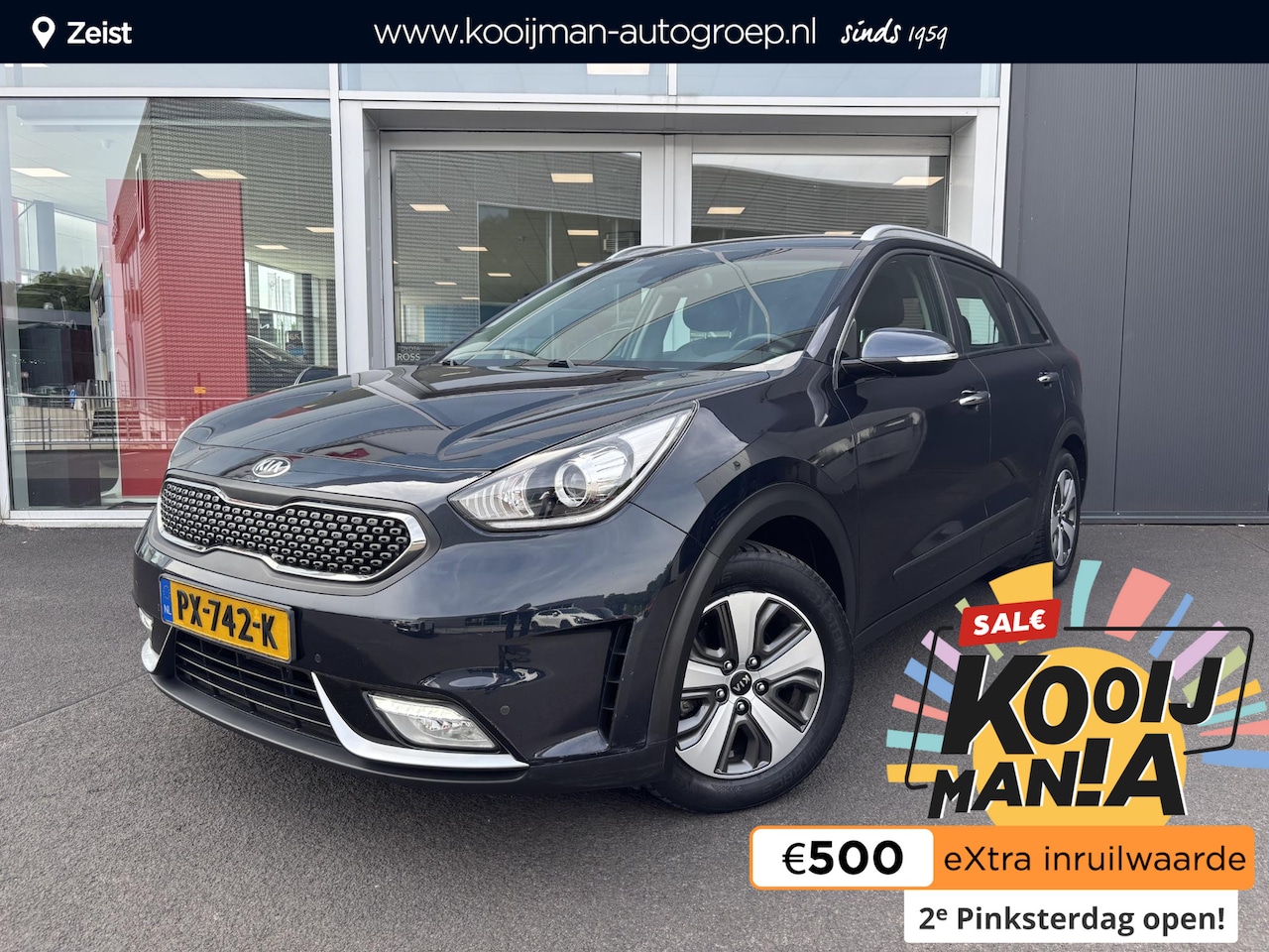Kia Niro - 1.6 GDi Hybrid DynamicLine Navigatie | Cruise Controle | Climate Controle | Achteruitrijca - AutoWereld.nl