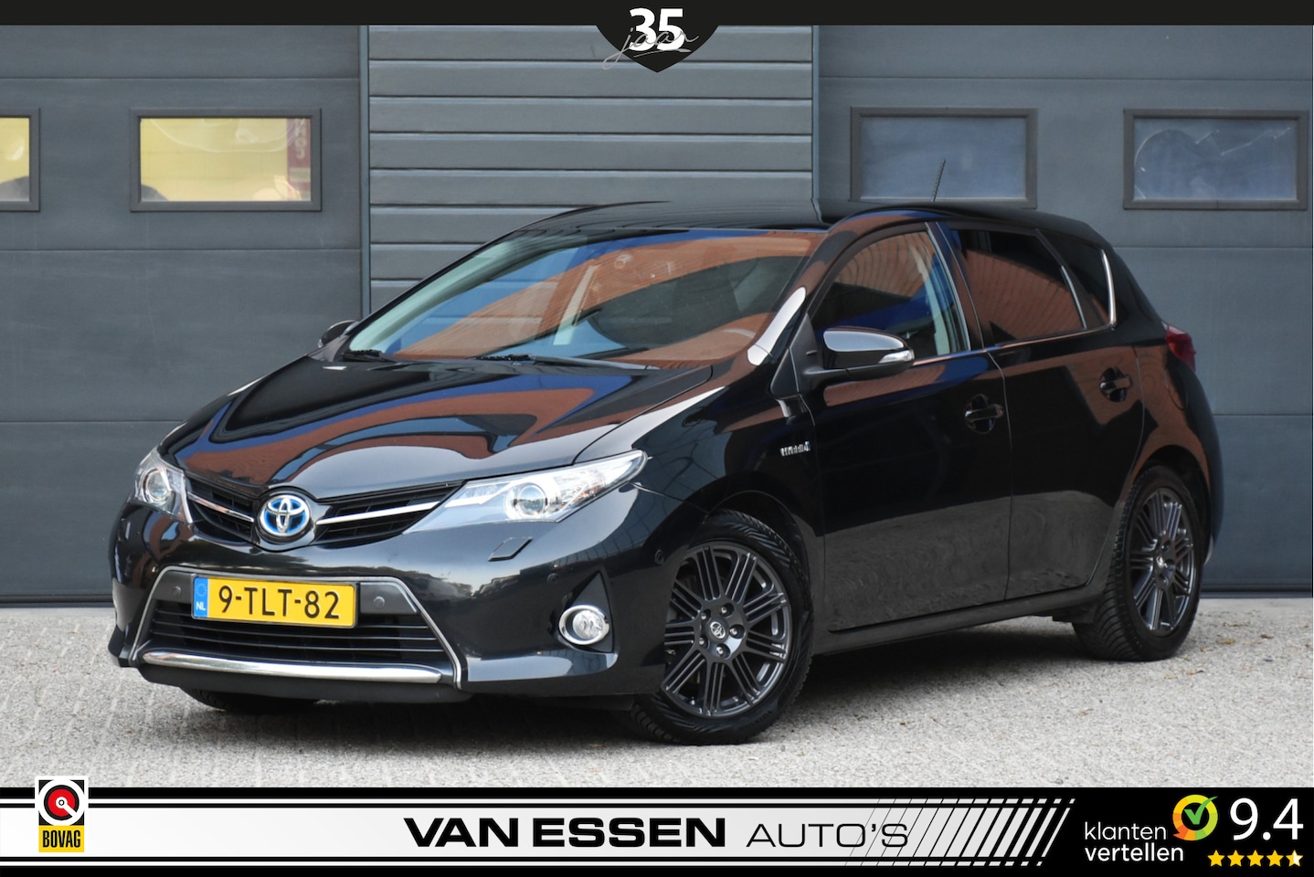 Toyota Auris - 1.8 Hybrid Lease+ Navi Camera Trekhaak Leder NL-Auto! - AutoWereld.nl