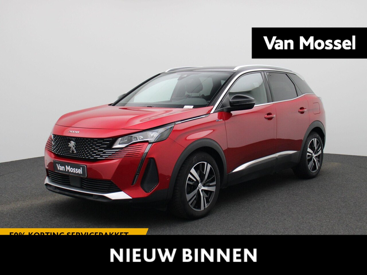Peugeot 3008 - 1.6 HYbrid 225 GT Pack Business | Automaat | Leder | Trekhaak | Stoel verwarming | Virtual - AutoWereld.nl