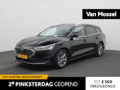Ford Focus Wagon - 1.0 EcoBoost Hybrid Titanium Style NAVIGATIE | LICHTMETALEN VELGEN | CLIMA | CRUISE | BLUE
