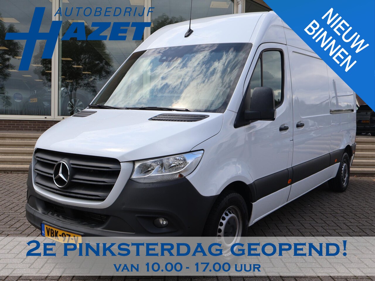 Mercedes-Benz Sprinter - 314 2.2 CDI 143 PK AUT. L2H2 + 2 SCHUIFDEUREN | NAVIGATIE | APPLE CARPLAY - AutoWereld.nl