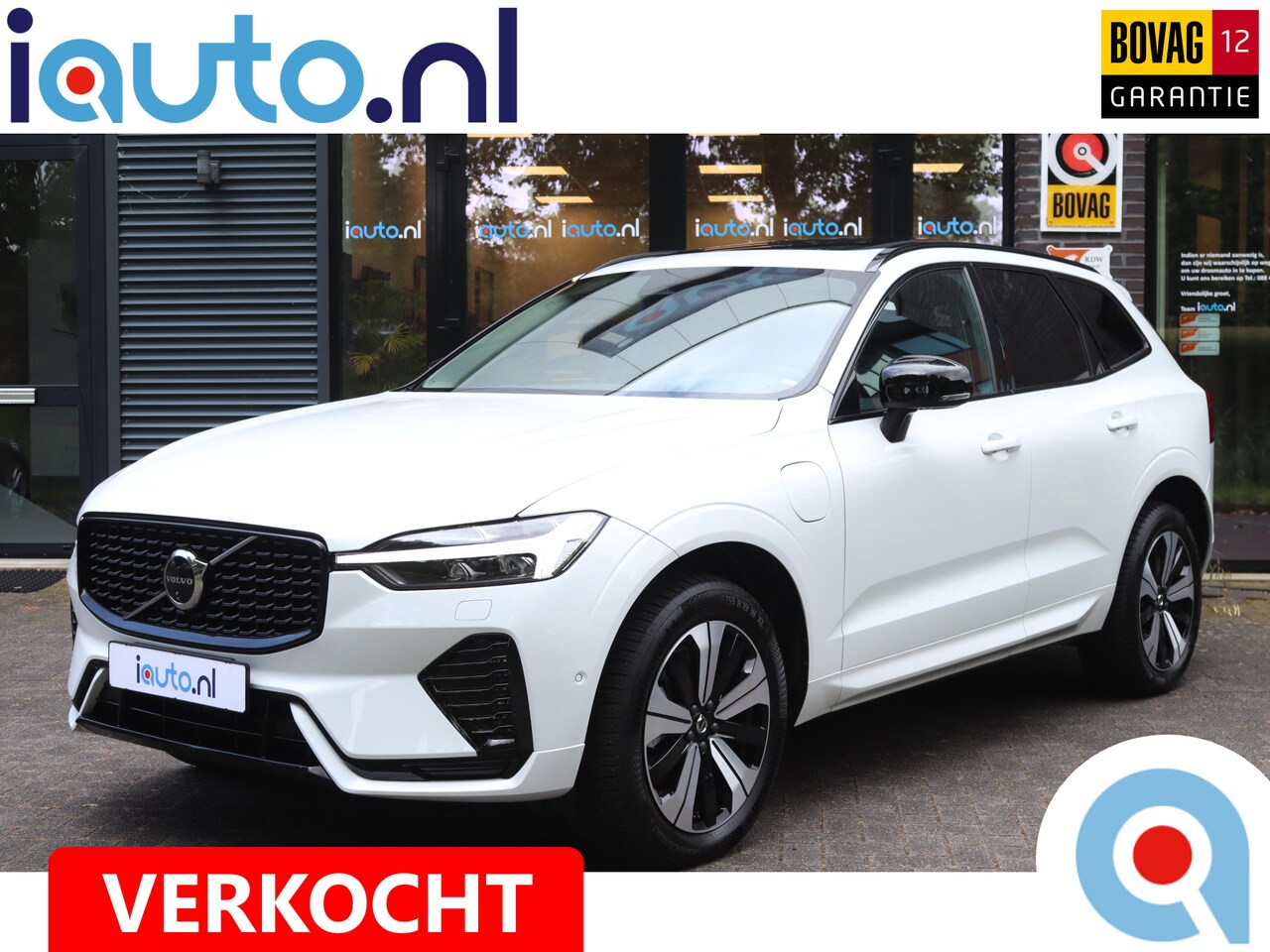 Volvo XC60 - 2.0 T6 Plug-in hybrid AWD Plus Dark Pano/LED/ACC/Leder/Elek. sportstoelen+mem/Keyless/360C - AutoWereld.nl