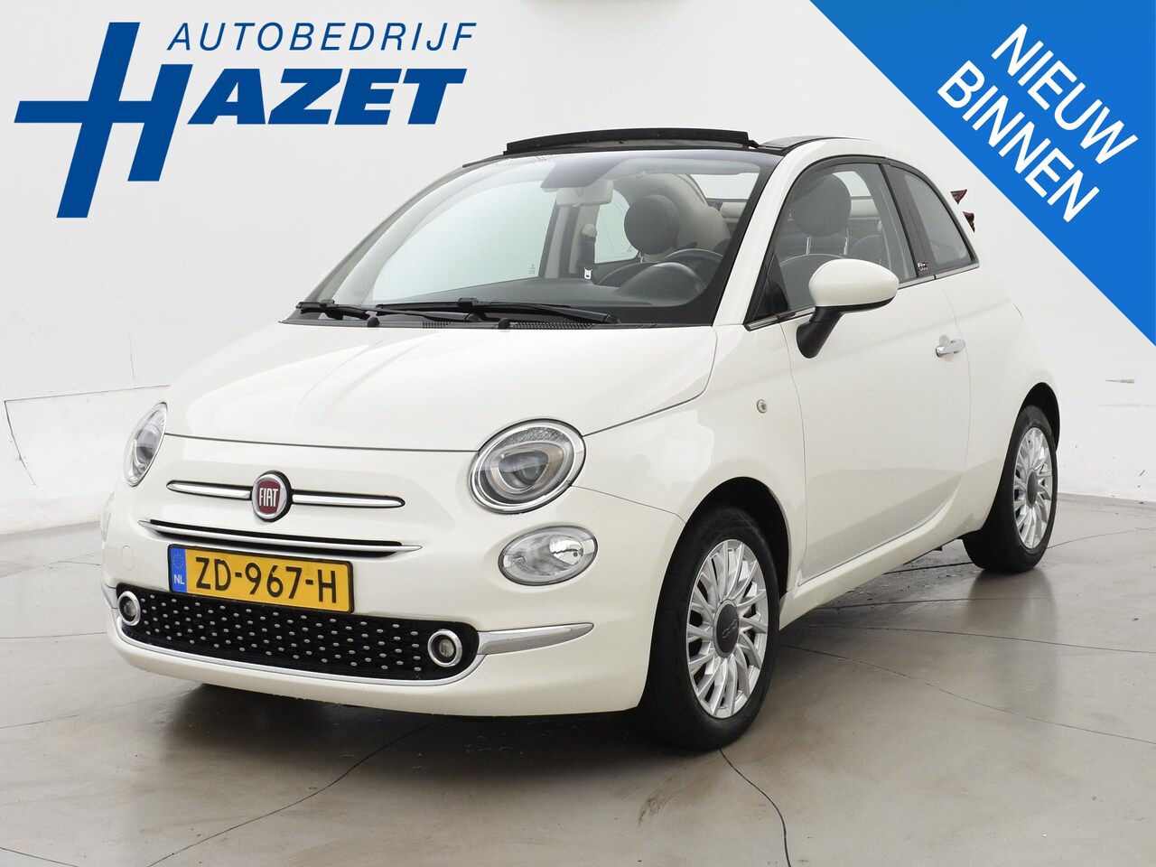 Fiat 500 C - 0.9 TURBO LOUNGE + APPLE CARPLAY | CRUISE CONTROL | NAVIGATIE | DAB+ - AutoWereld.nl