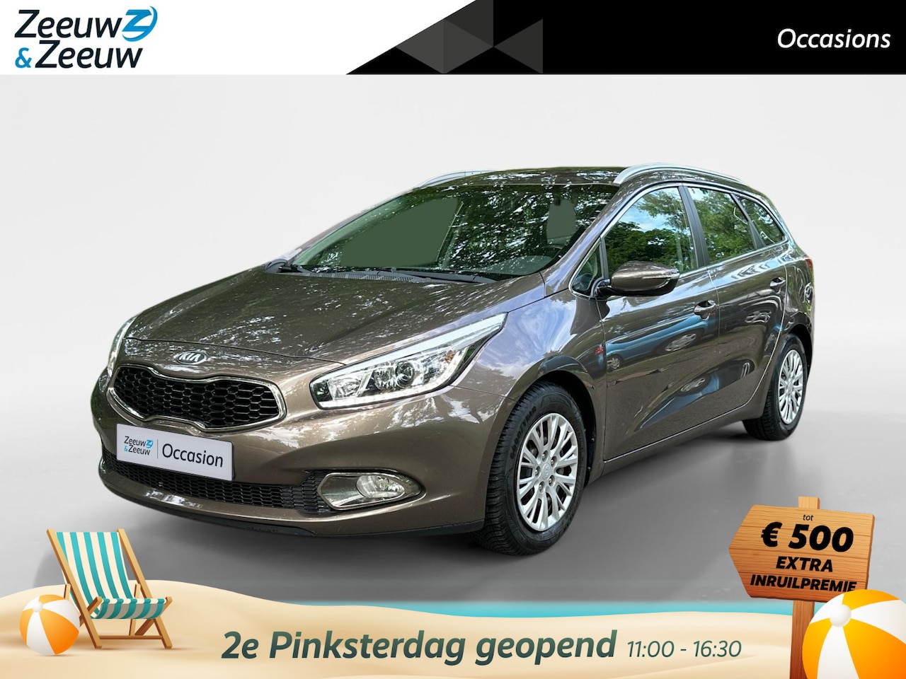 Kia Cee'd Sportswagon - 1.6 GDI Plus Pack | trekhaak | climate | tel | achteruitrijcamera | - AutoWereld.nl