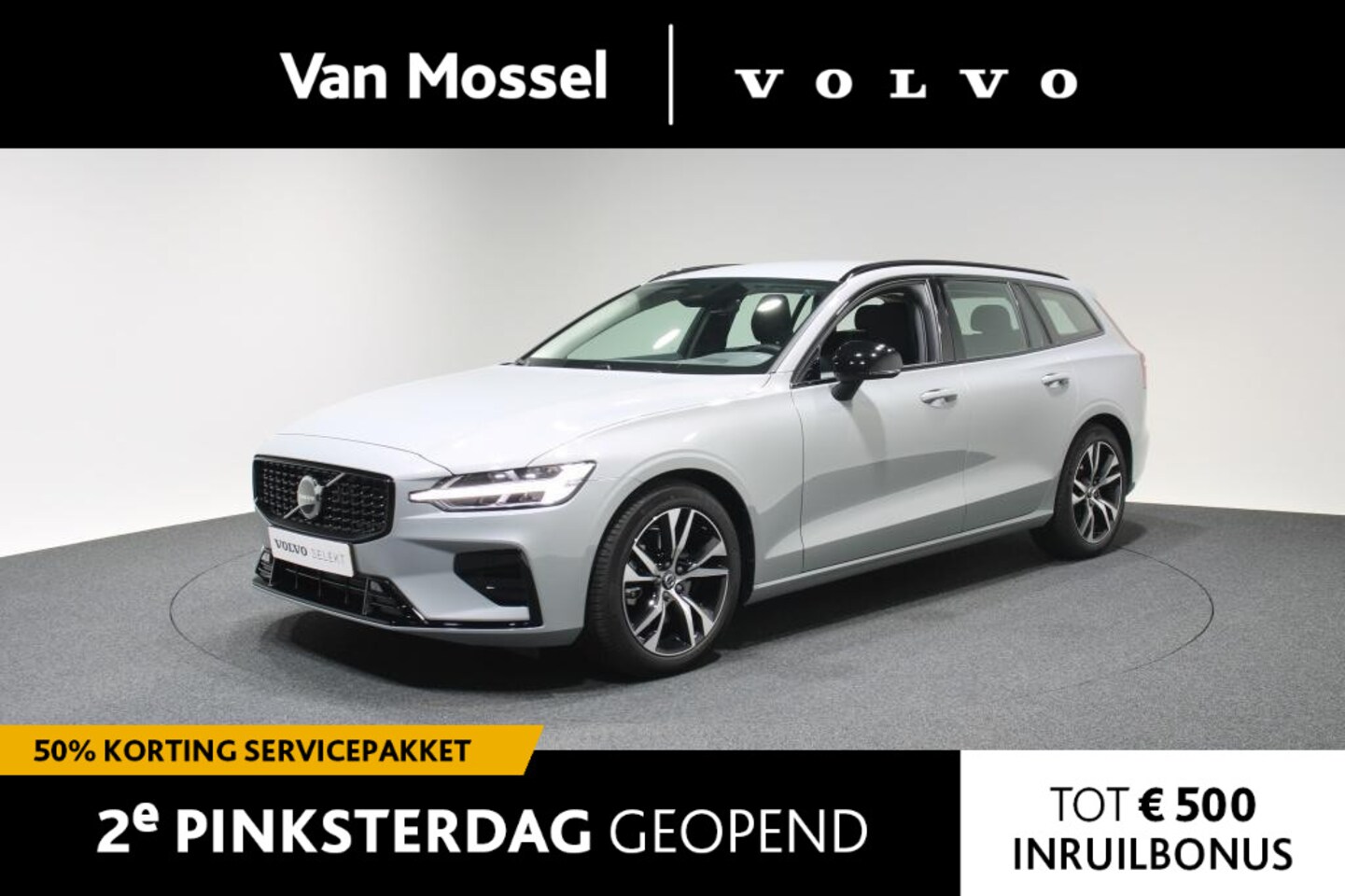 Volvo V60 - B4 Plus Dark | Trekhaak | Lederen bekleding | Stoelverwarming | Navigatie - AutoWereld.nl