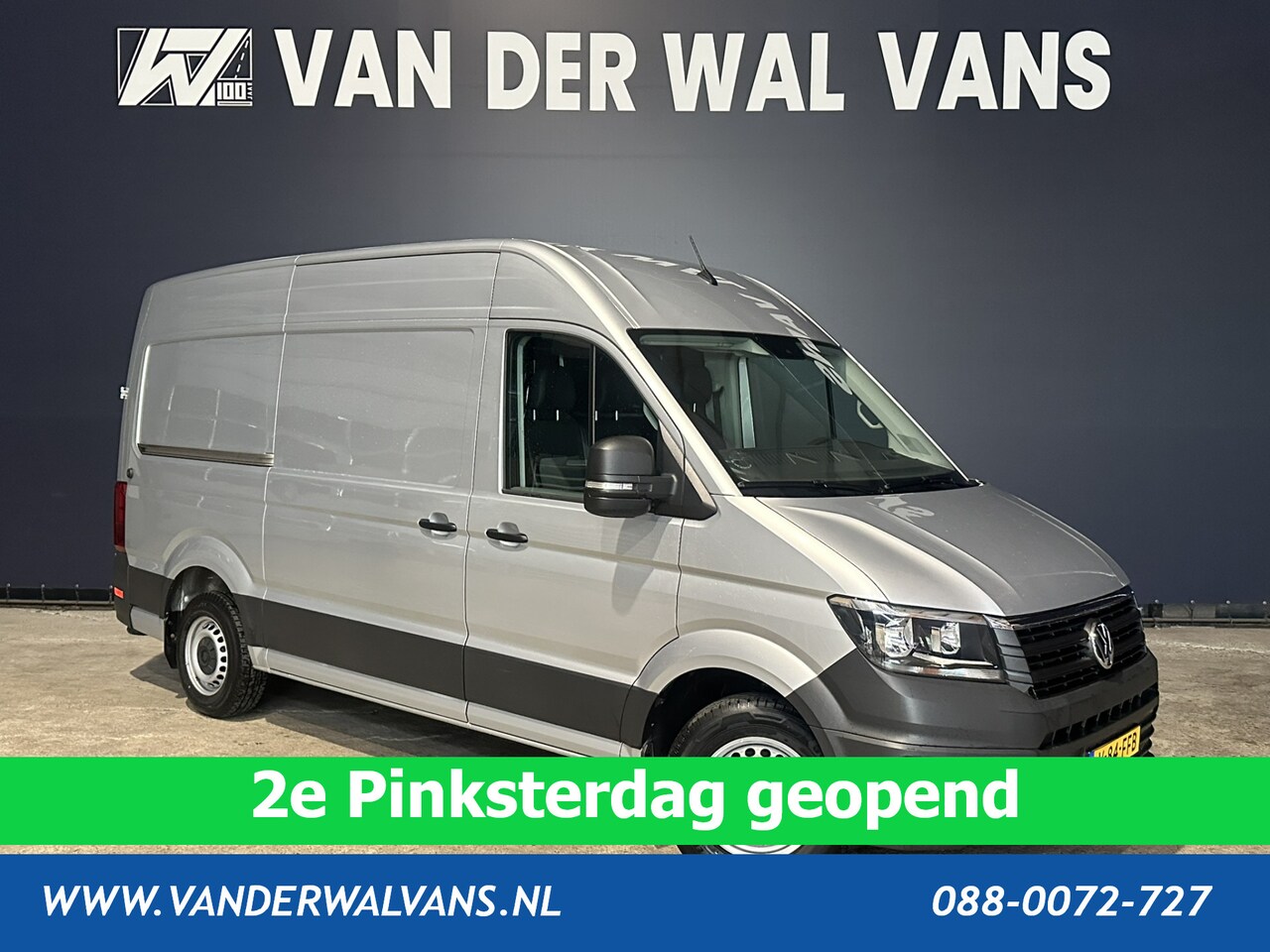 Volkswagen Crafter - 2.0 TDI 141pk L3H3 L2H2 Euro6 # Airco | Camera | 3000kg trekvermogen | Apple Carplay Andro - AutoWereld.nl