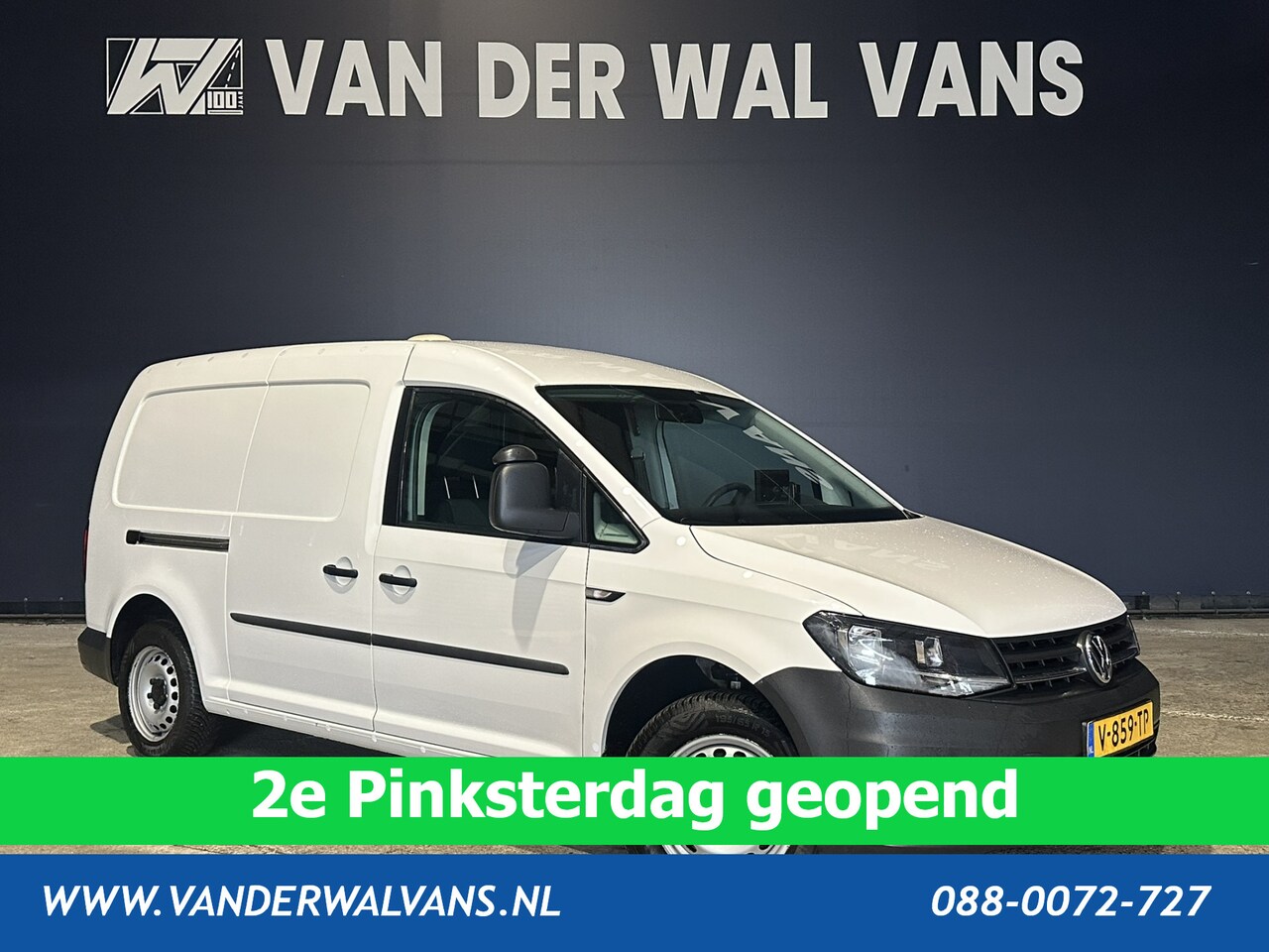 Volkswagen Caddy - 2.0 TDI 102pk L2H1 Euro6 # Airco | Navigatie | Apple Carplay | 1500kg Trekhaak | Cruisecon - AutoWereld.nl