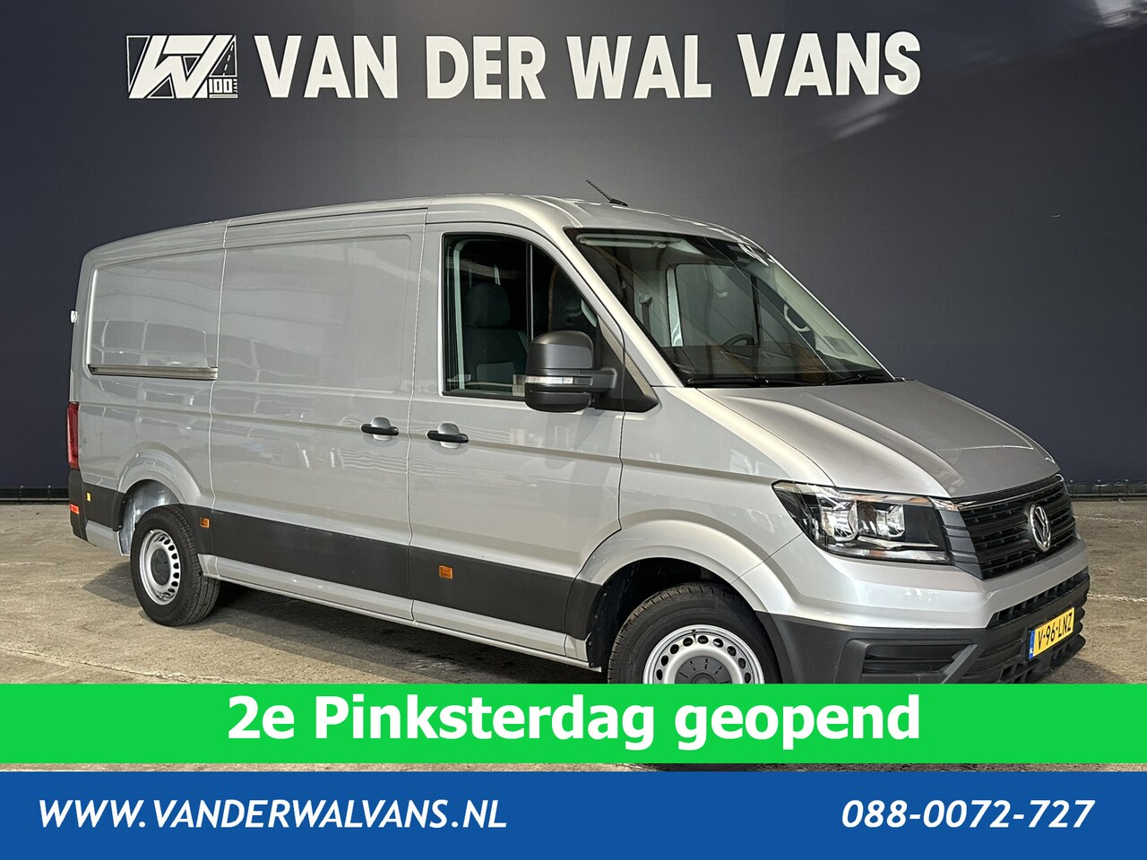Volkswagen Crafter - 2.0 TDI 140 pk Automaat L3H2 L2H1 Euro6 Airco | Camera | Apple Carplay | 3000kg Trekhaak | - AutoWereld.nl