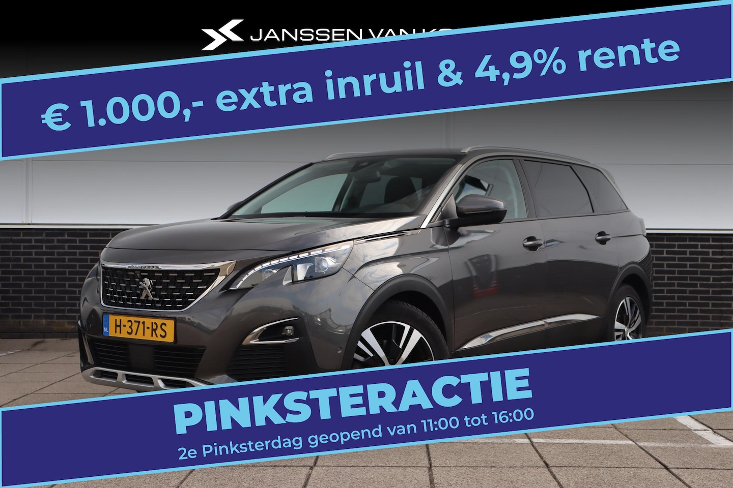 Peugeot 5008 - 1.6 PureTech Blue Lease Premium * Leder * Trekhaak * Winter/Zomer Set * - AutoWereld.nl
