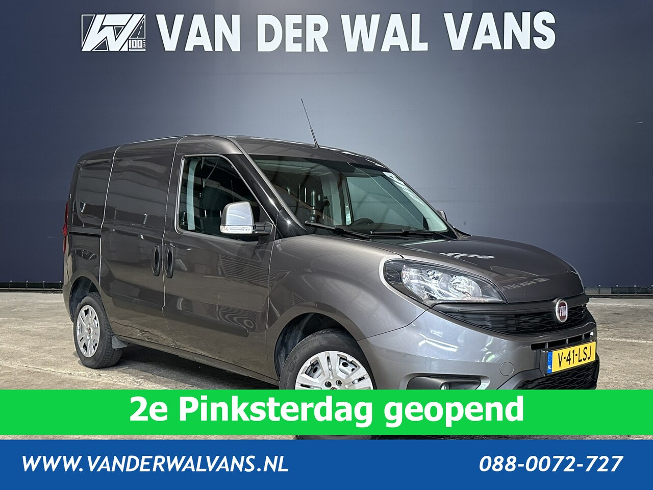 Fiat Doblò Cargo - 1.3 MJ L1H1 Euro6 Airco | 3-Zits | Camera | Navigatie | Cruisecontrol | Parkeersensoren | - AutoWereld.nl