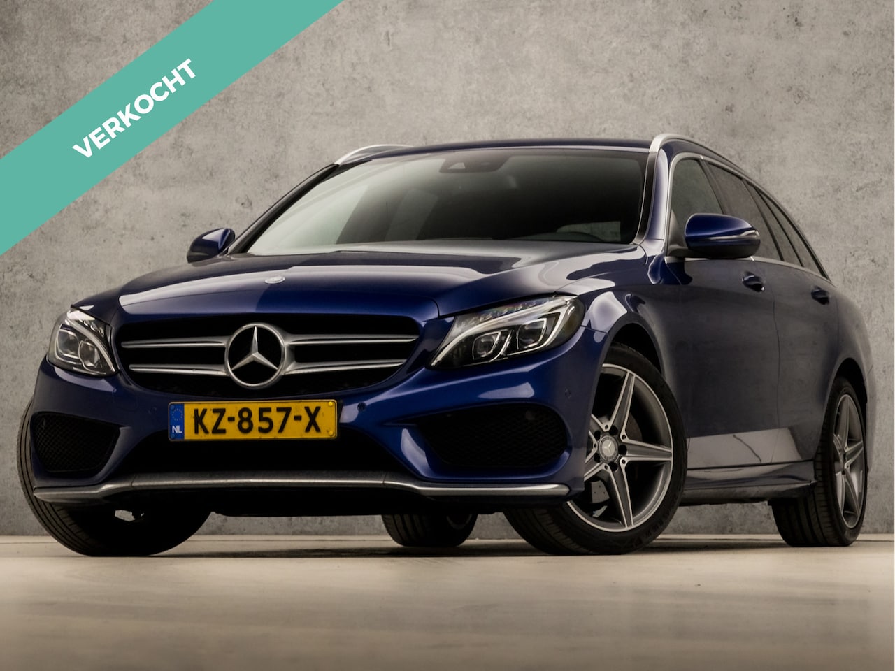 Mercedes-Benz C-klasse Estate - 200 AMG Sport 184Pk Automaat (GROOT NAVI, CLIMATE, CAMERA, BURMESTER, SFEERVERLICHTING, LE - AutoWereld.nl