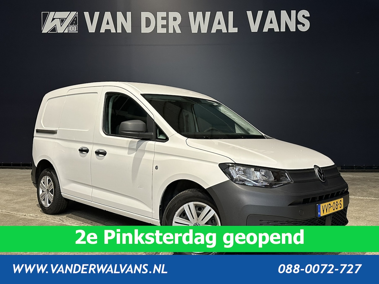 Volkswagen Caddy Cargo - 2.0 TDI Comfort L1H1 Euro6 Airco | Multimediascherm | Zijdeur Bluetooth telefoonvoorbereid - AutoWereld.nl