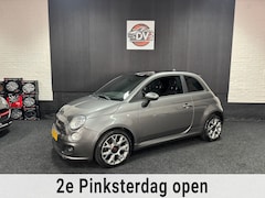 Fiat 500 - 0.9 TwinAir 500S, CLIMAT, LMV, HALF LEDER, ELEK PAKKET, ZWART DAK