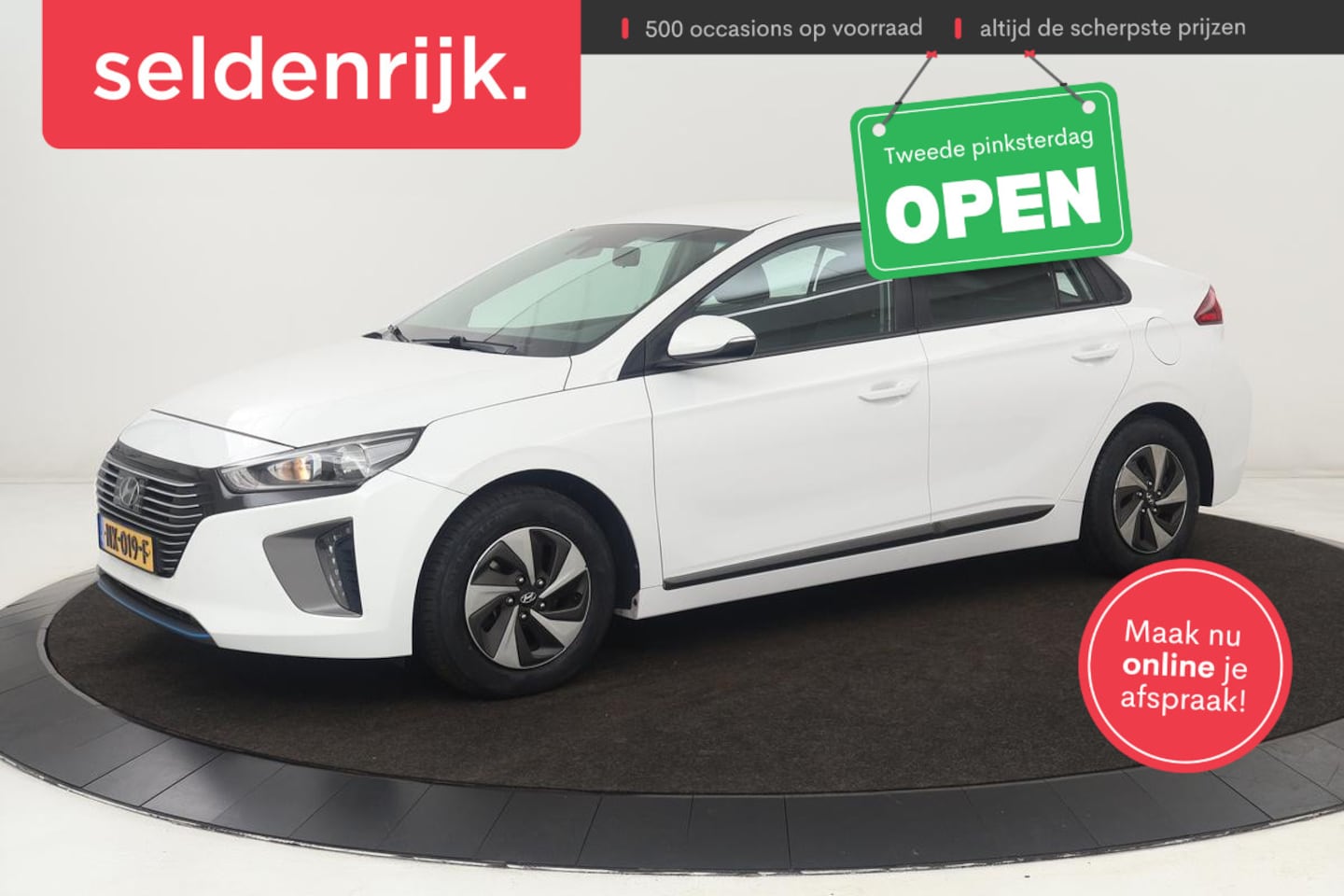 Hyundai IONIQ - 1.6 GDi i-Motion | Adaptive cruise | Camera | Climate control | PDC | Bluetooth | DAB | LE - AutoWereld.nl