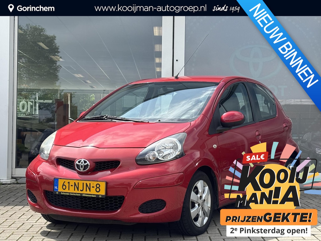 Toyota Aygo - 1.0-12V Aspiration Red | Airco | Lichtmetalen velgen | Lage km-stand! - AutoWereld.nl