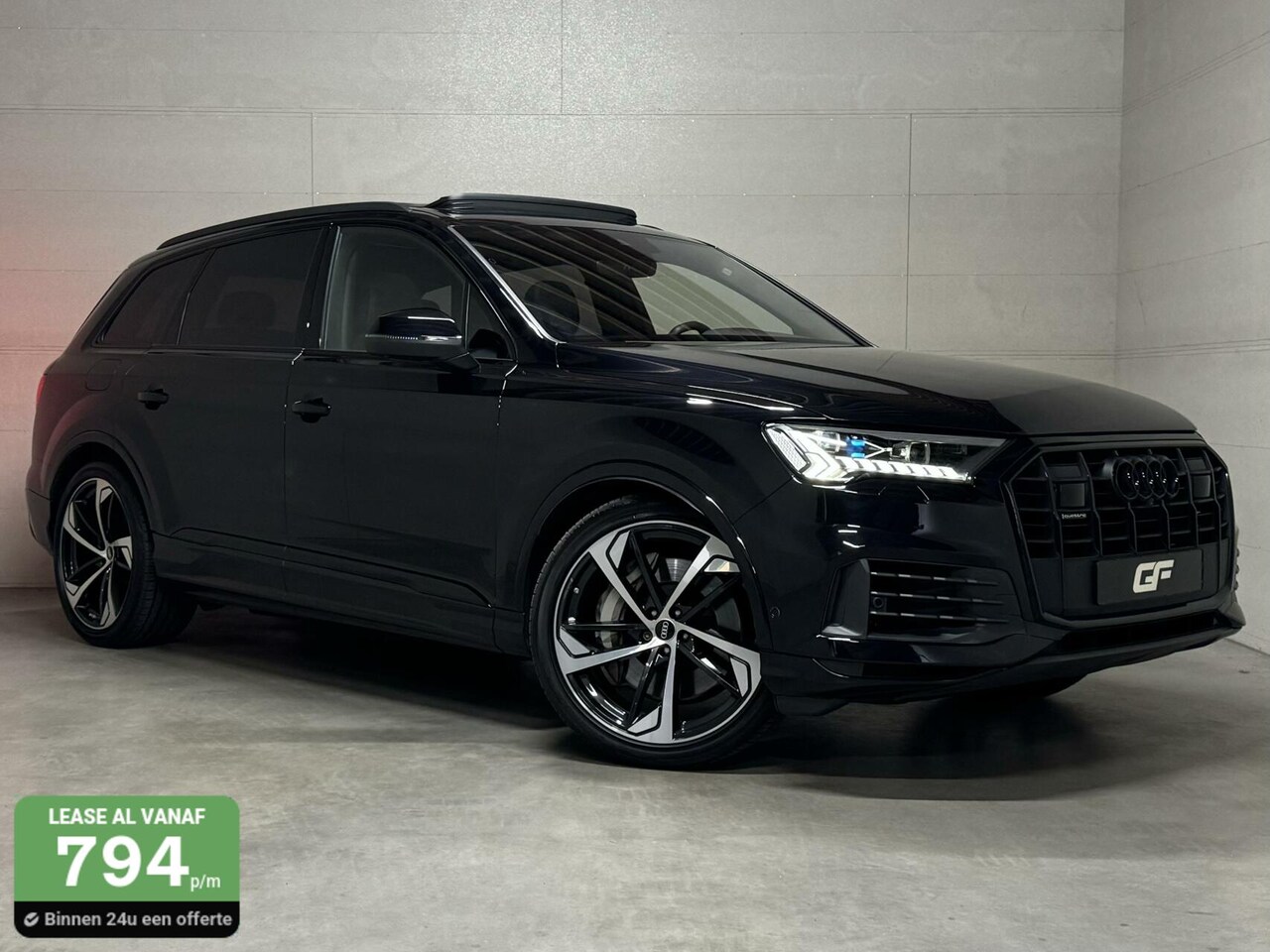 Audi Q7 - 55 TFSI e Quattro BlackEdition S-Line Pano B&O Lucht - AutoWereld.nl